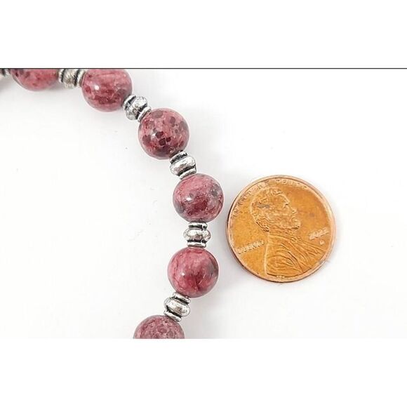 Wind & Fire Rhodonite Wrap Bracelet New - Picture 5 of 7